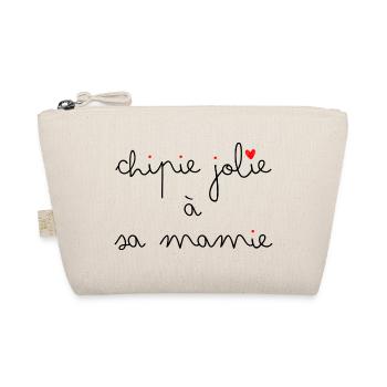 Chipie jolie à sa Mamie - Trousse biologique - nature - Devant