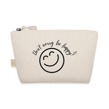 Don't worry be happy - Bio-Täschchen - Natur - Vorne