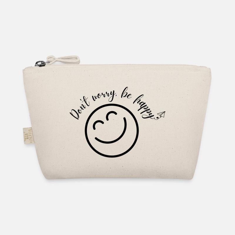 Don't worry be happy - Bio-Täschchen - Natur