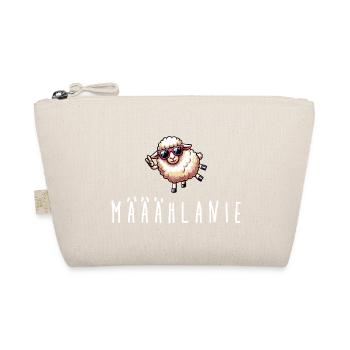 mählanie melanie schaf geschenk meli - Bio-Täschchen - Natur - Vorne