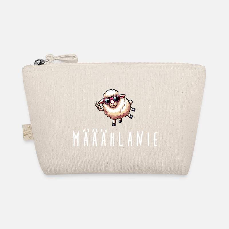 mählanie melanie schaf geschenk meli - Bio-Täschchen - Natur