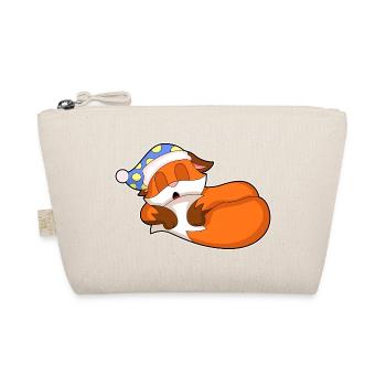 Fox Sleeping Nightcap - Organic Pouch - nature - Front