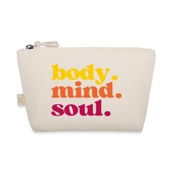 Body Mind Soul - Für alle "in Einklang-Bringer" - Bio-Täschchen - Natur - Vorne