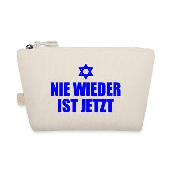 Nie wieder ist jetzt - Bio-Täschchen - Natur - Vorne