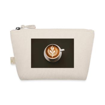 The Coffee Bean Latte Art - Organic Pouch - nature - Front