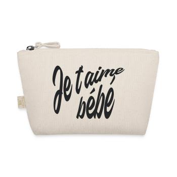 Je t'aime bébé - Trousse biologique - nature - Devant