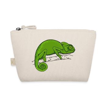 Chameleon green - Organic Pouch - nature - Front