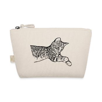 Chat Noir Chaton Chaton - Trousse biologique - nature - Devant