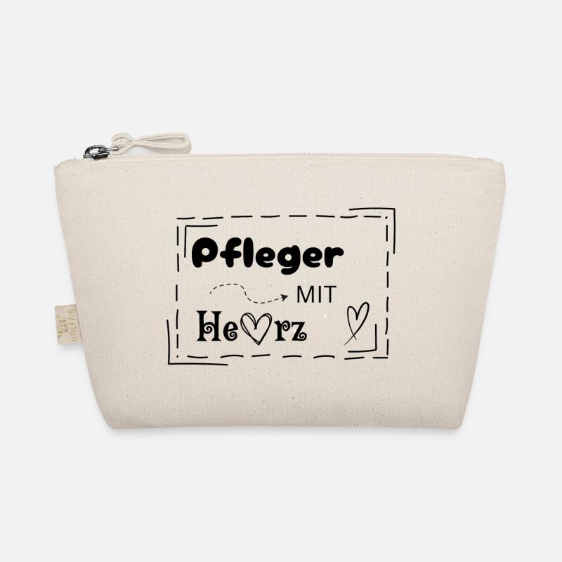 Pfleger mit Herz - Bio-Täschchen - Natur