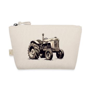 Old-fashioned tractor - Organic Pouch - nature - Front