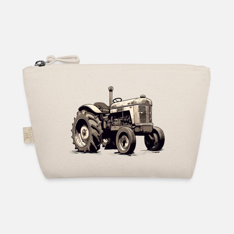 Old-fashioned tractor Organic Pouch