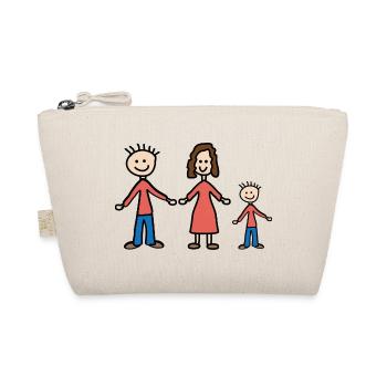Familie - Bio-Täschchen - Natur - Vorne