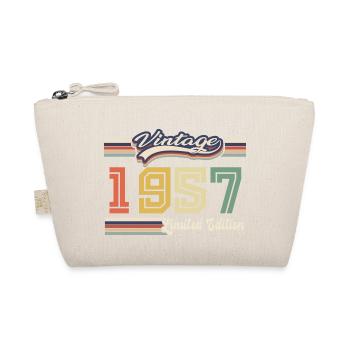 Awesome 1957 Birthday Gift Since 1957 Came - Organic Pouch - nature - Front