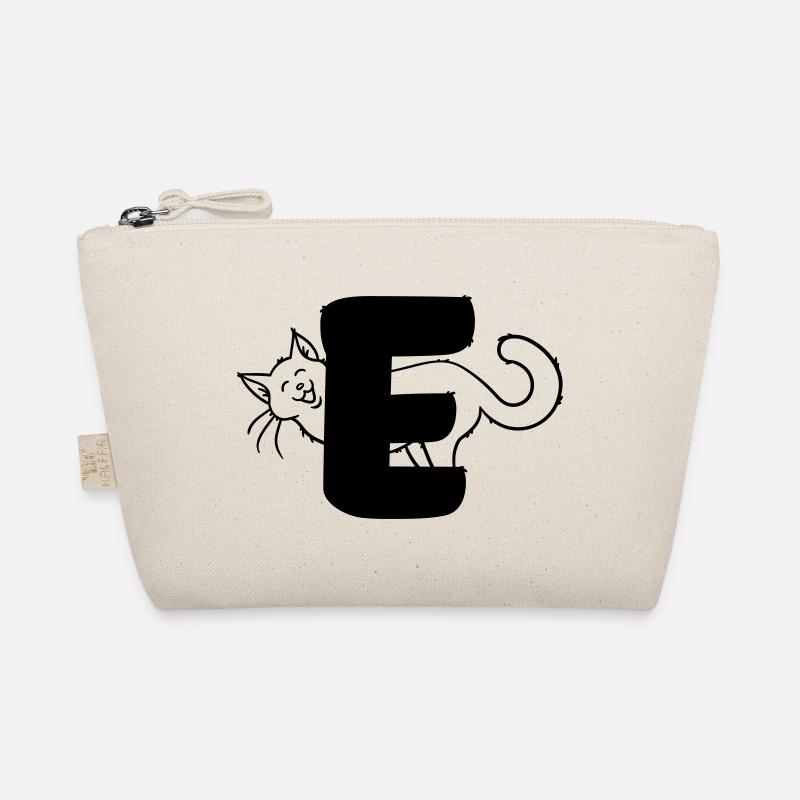 Katze Buchstabe F Bio-Täschchen