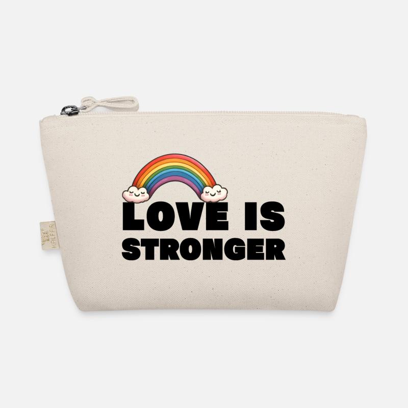 Liebe ist stärker. LGBT Bio-Täschchen