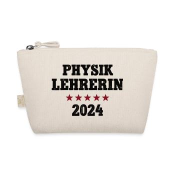 Physiklehrerin 2024 Beruf Studium Lehramt Physik - Bio-Täschchen - Natur - Vorne