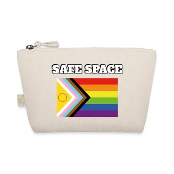 Inklusive Pride Pride SICHERER RAUM - Bio-Täschchen - Natur - Vorne