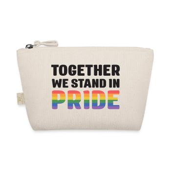 LGBT Pride Month - Together We Stand in Pride - Organic Pouch - nature - Front