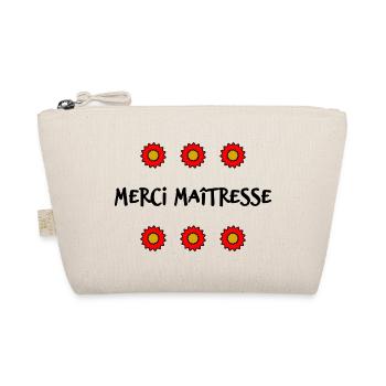 MISTRESS. MASTER. THANK YOU. THANK YOU MISTRESS - Organic Pouch - nature - Front