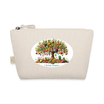 Obstbaum der Liebe - Bio-Täschchen - Natur - Vorne