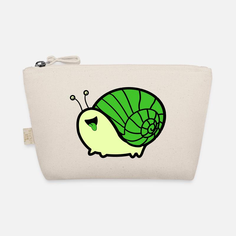 schnecke comic - Bio-Täschchen - Natur