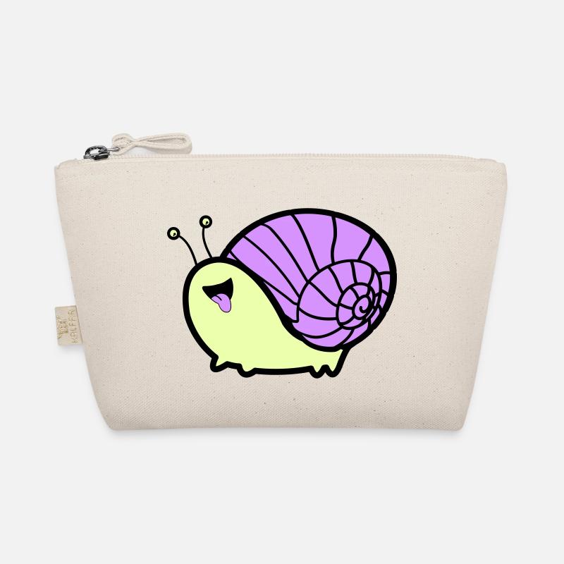 schnecke comic - Bio-Täschchen - Natur