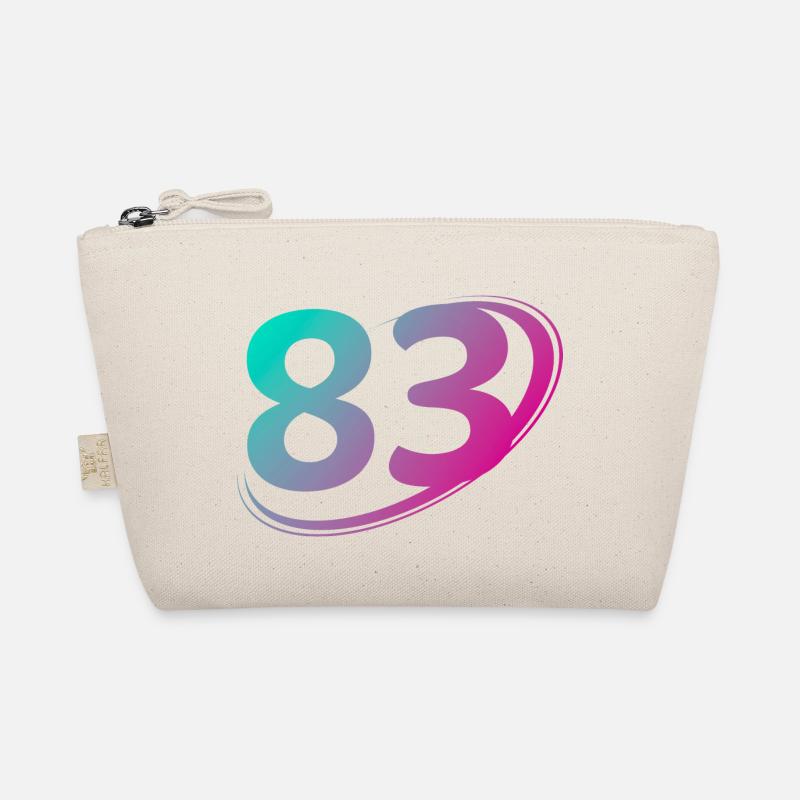 Number 83 multicolor Organic Pouch