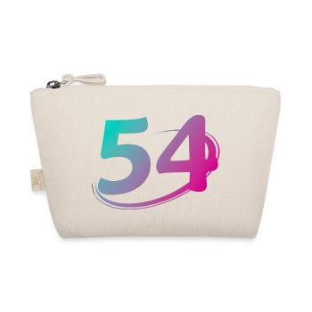 Number 54 multicolor - Organic Pouch - nature - Front
