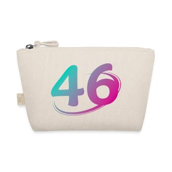 Number 46 multicolor - Organic Pouch - nature - Front