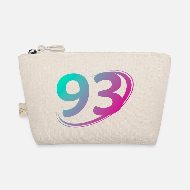 Number 93 multicolor Organic Pouch