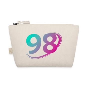 Number 98 multicolor - Organic Pouch - nature - Front
