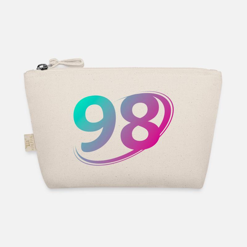 Number 98 multicolor Organic Pouch