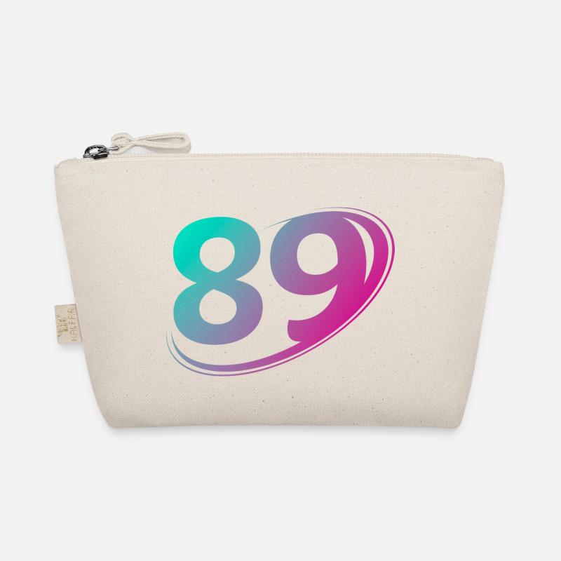 Nummer 89 mehrfarbig Bio-Täschchen