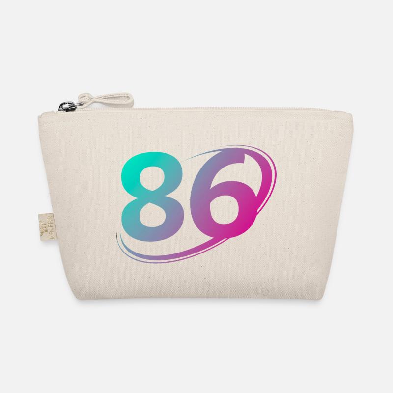 Number 86 multicolor Organic Pouch