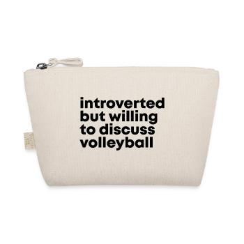 Volleyball Volleyball Volleyball - Organic Pouch - nature - Front