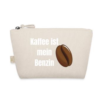 Kaffee ist mein Benzin - Bio-Täschchen - Natur - Vorne