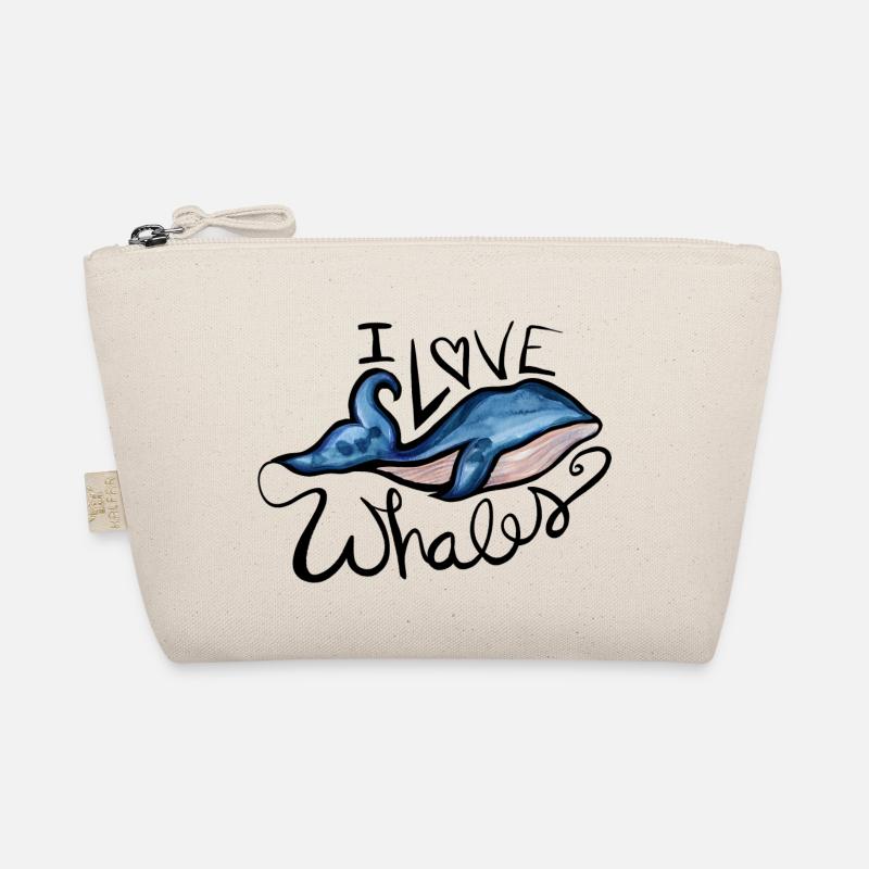 I love whales Organic Pouch