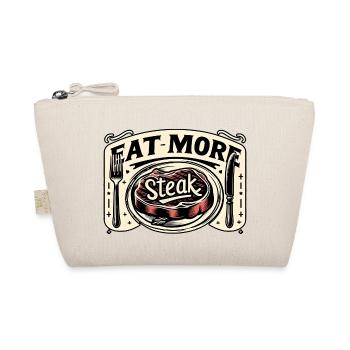 Eat More Steak 11 - Bio-Täschchen - Natur - Vorne