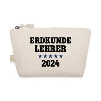 Erdkunde Lehrer 2024 Beruf Studium Lehramt Student - Bio-Täschchen - Natur - Vorne