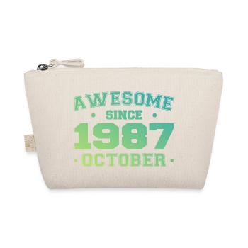October 1987 - October 1987 Birthday Gift - Organic Pouch - nature - Front