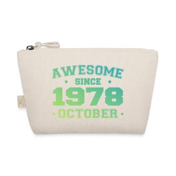 October 1978 - October 1978 Birthday Gift - Organic Pouch - nature - Front