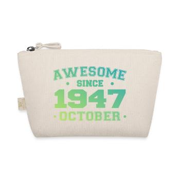 Oktober 1947 - Oktober 1947 Geburtstagsgeschenk - Bio-Täschchen - Natur - Vorne
