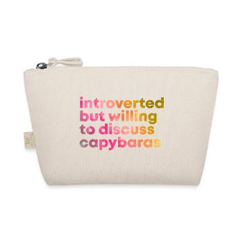 Capybara Capybara Capybara - Organic Pouch - nature - Front