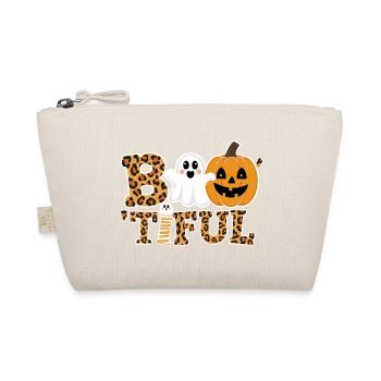 Leopard Halloween Boo Kollektion - Bio-Täschchen - Natur - Vorne