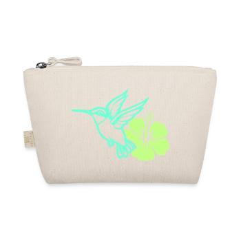 kolibri vogel hibiskus - Bio-Täschchen - Natur - Vorne