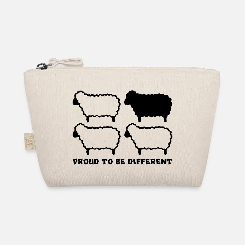 DIFFERENT SHEEP - 1C - Bio-Täschchen - Natur