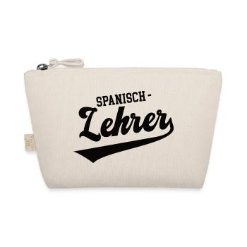 Spanisch Lehrer Schule Spanischlehrer Spanish - Bio-Täschchen - Natur - Vorne