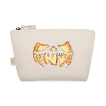 Visage de citrouille Halloween gribouiller - Trousse biologique - nature - Devant