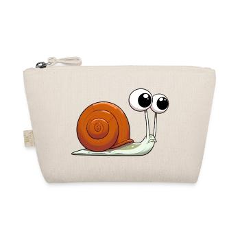 Schnecke - Bio-Täschchen - Natur - Vorne