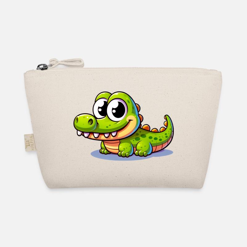 Alligator Crocodile Organic Pouch